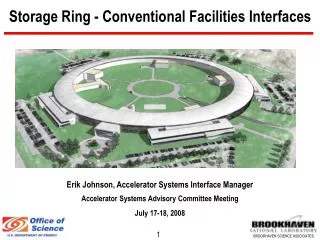 Storage Ring - Conventional Facilities Interfaces