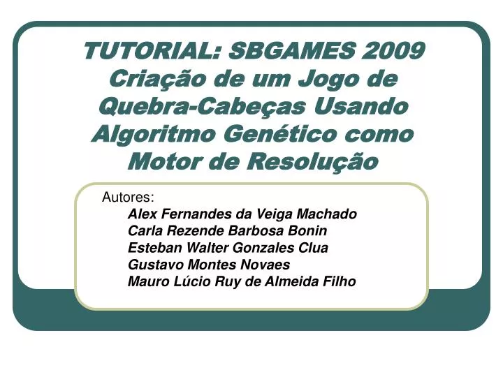 PPT - Jogo da Multiplicação PowerPoint Presentation, free download -  ID:4577078