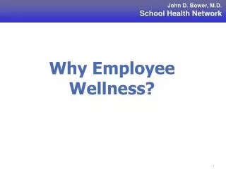 Why Employee Wellness?