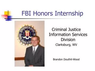 FBI Honors Internship