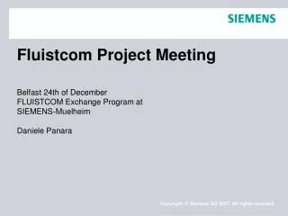 Fluistcom Project Meeting