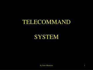 TELECOMMAND SYSTEM