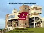 Central Michigan University Athletics Department Compliance Meeting