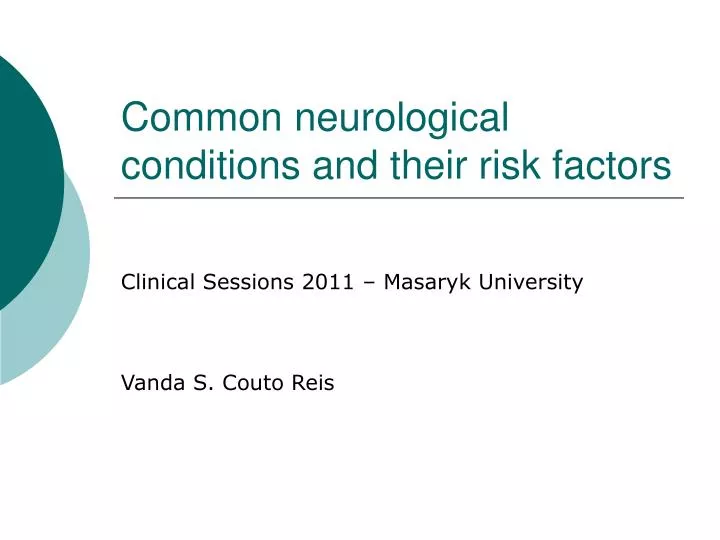 common neurological conditions and their risk factors