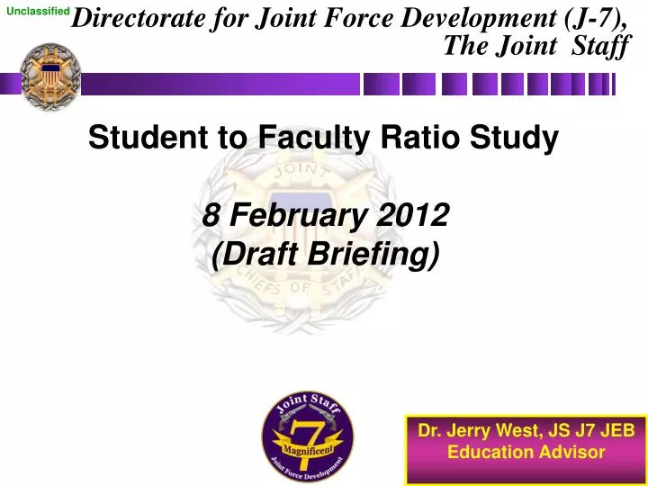 directorate for joint force development j 7 the joint staff