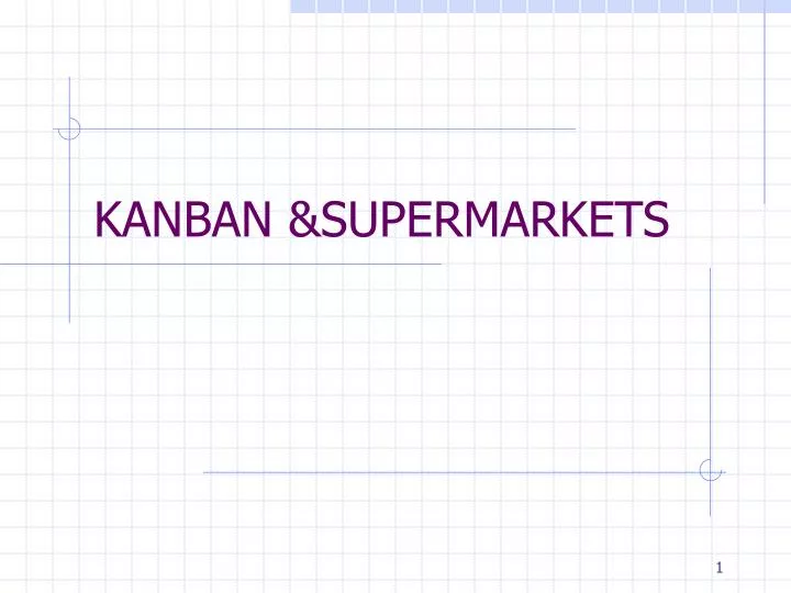 kanban supermarkets