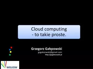 clud computing t take proste