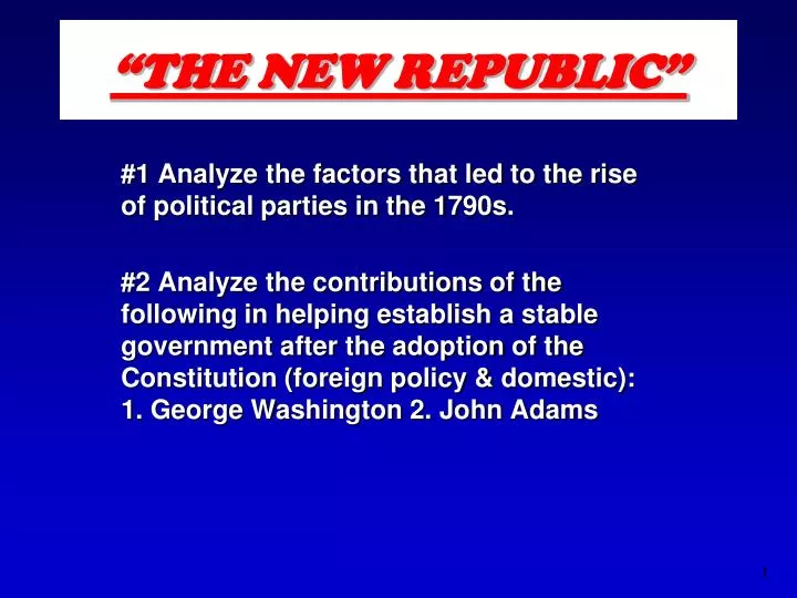 the new republic