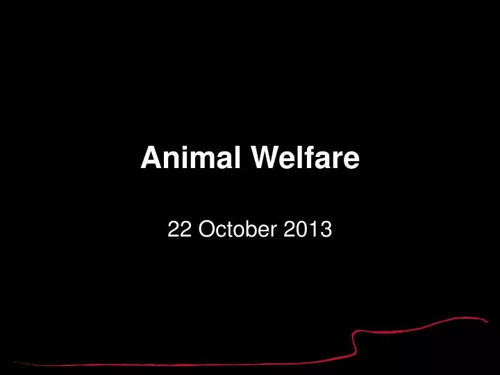 animal welfare