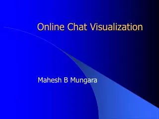 Online Chat Visualization