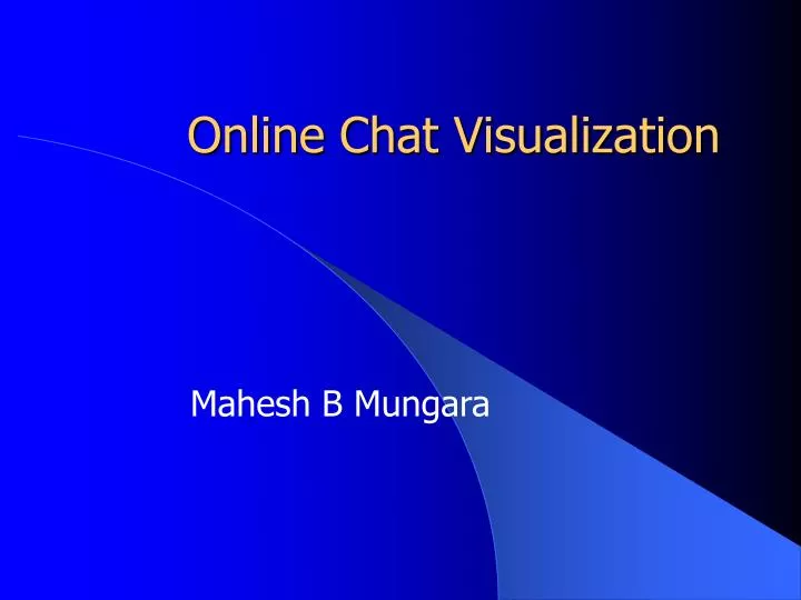 online chat visualization
