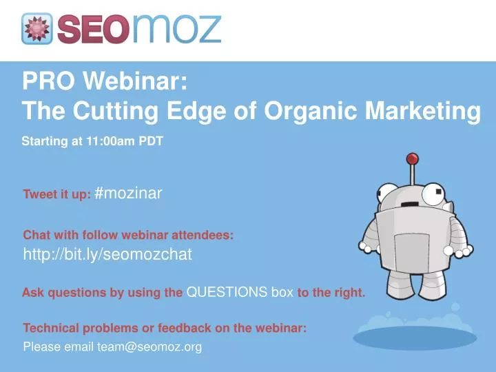 pro webinar the cutting edge of organic marketing