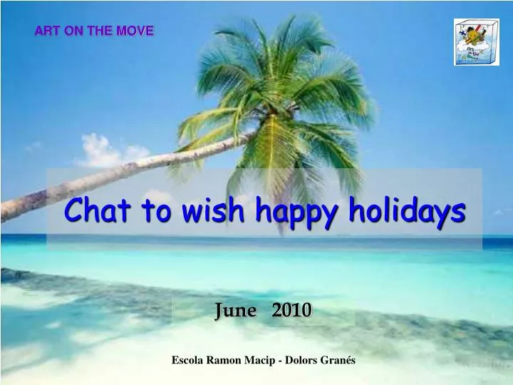chat to wish happy holidays
