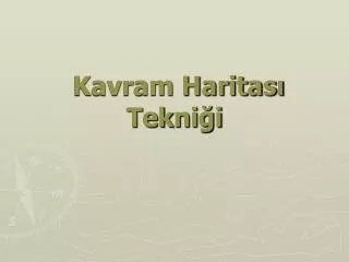 kavram haritas tekni i
