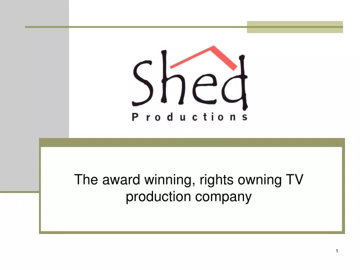 the award winning rights owning tv production company