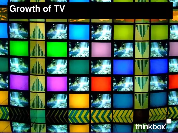 growth of tv