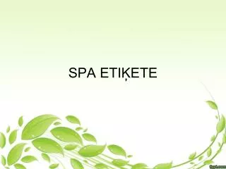 spa eti ete
