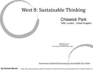 West 8: Sustainable Thinking