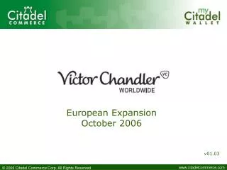 European Expansion October 2006