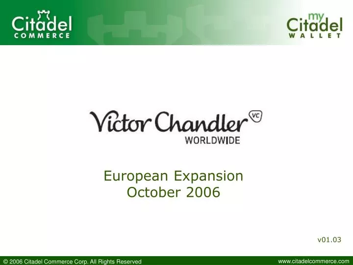european expansion october 2006