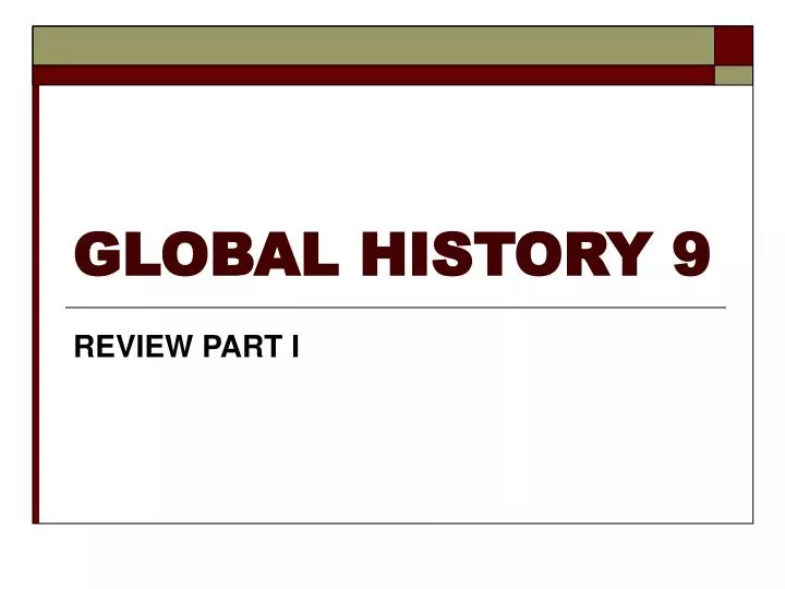 global history 9