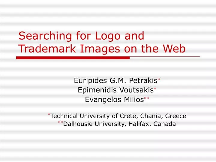 searching for logo and trademark images on the web