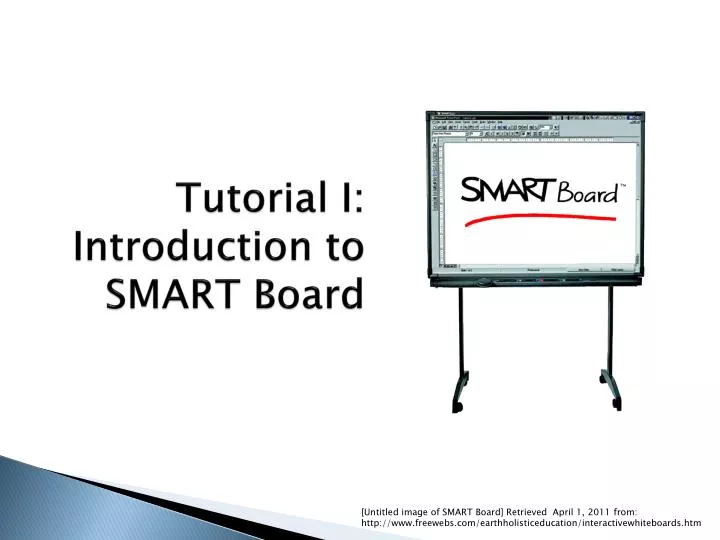 tutorial i introduction to smart board