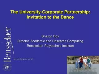 The University-Corporate Partnership: Invitation to the Dance