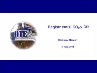 registr emis co 2 v r