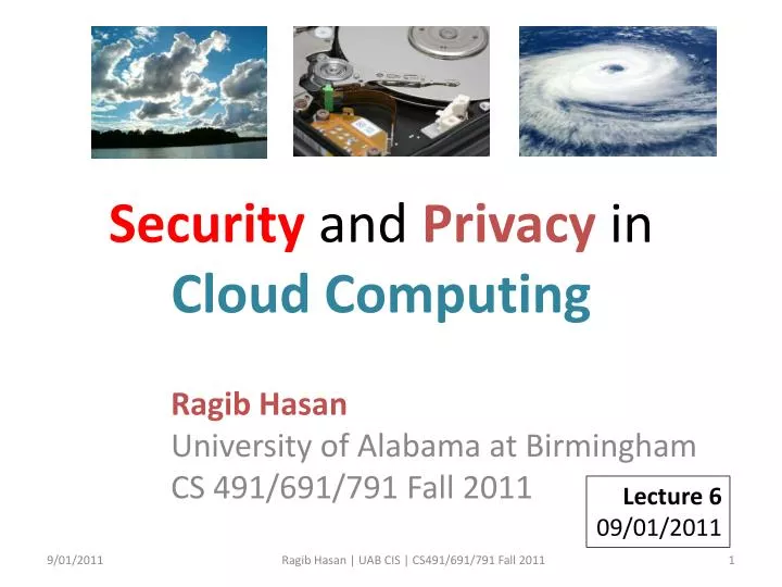 security and privacy in cloud computing