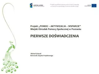 projekt wsp finansowany przez uni europejsk w ramach europejskiego funduszu spo ecznego