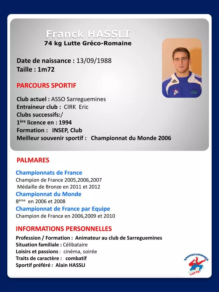 franck hassli 74 kg lutte gr co romaine