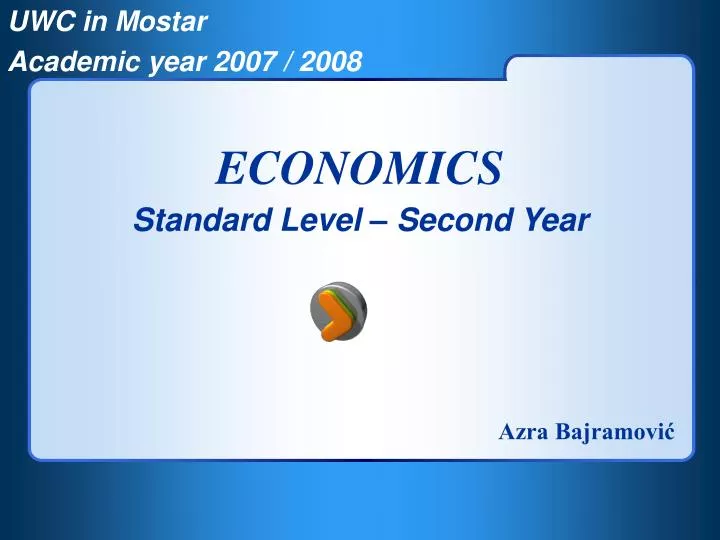 uwc in mostar academic year 2007 2008