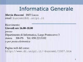 informatica generale