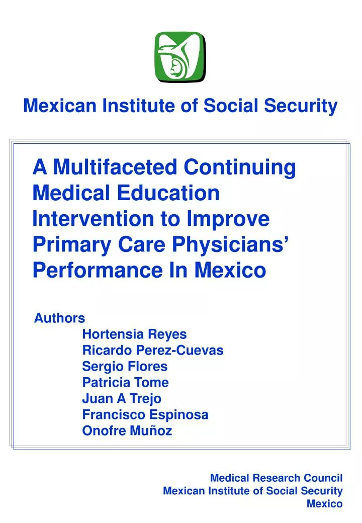 mexican institute of social security