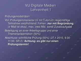 vu digitale medien lehreinheit 1