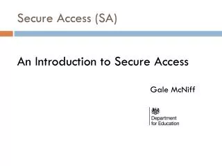 Secure Access (SA)