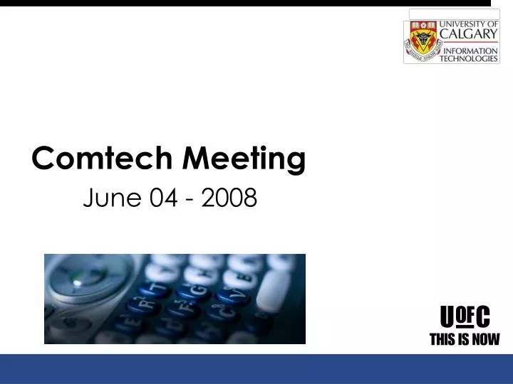 comtech meeting june 04 2008