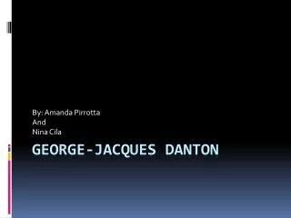 George-Jacques Danton