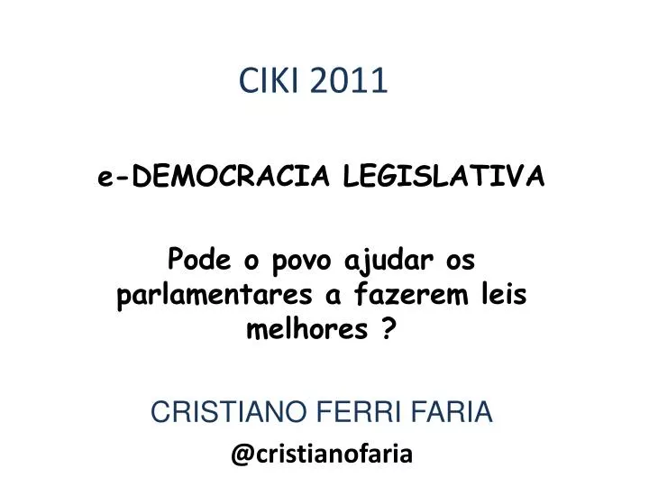 ciki 2011