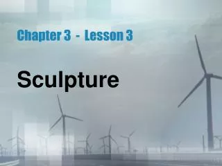 Chapter 3 - Lesson 3