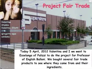 Project Fair Trade