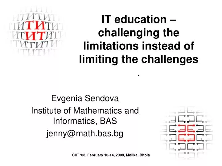 it education challenging the limitations instead of limiting the challenges