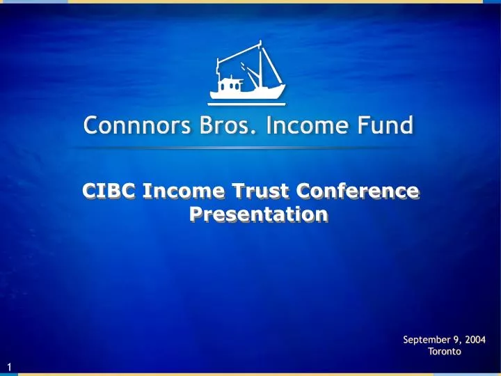 cibc income trust conference presentation