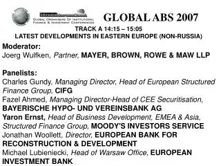 GLOBAL ABS 2007