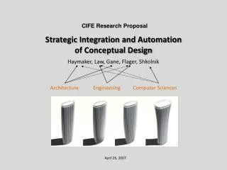 Strategic Integration and Automation of Conceptual Design