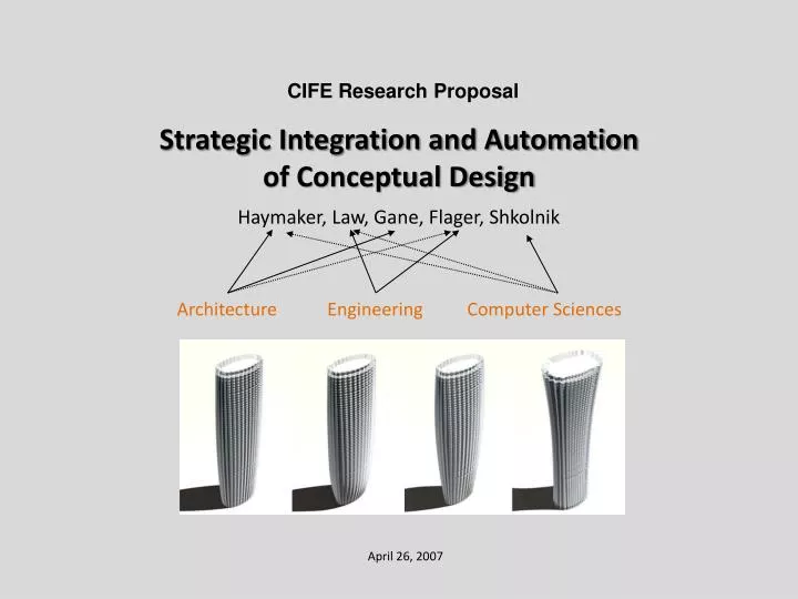 strategic integration and automation of conceptual design