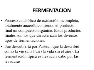 fermentacion