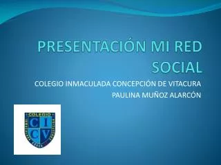 presentaci n mi red social