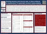 Working Memory and Chronic Pain: A Review & Meta-Analysis - slide 1